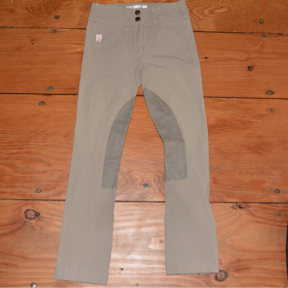 Tan Tailored Sportsman Riding Jodhpurs kids size 8